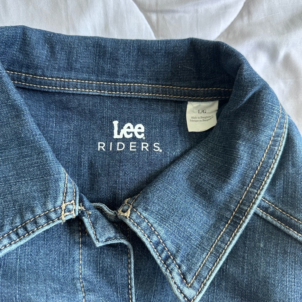 Lee  Riders Denim Jacket Large - Picture 3 of 3
